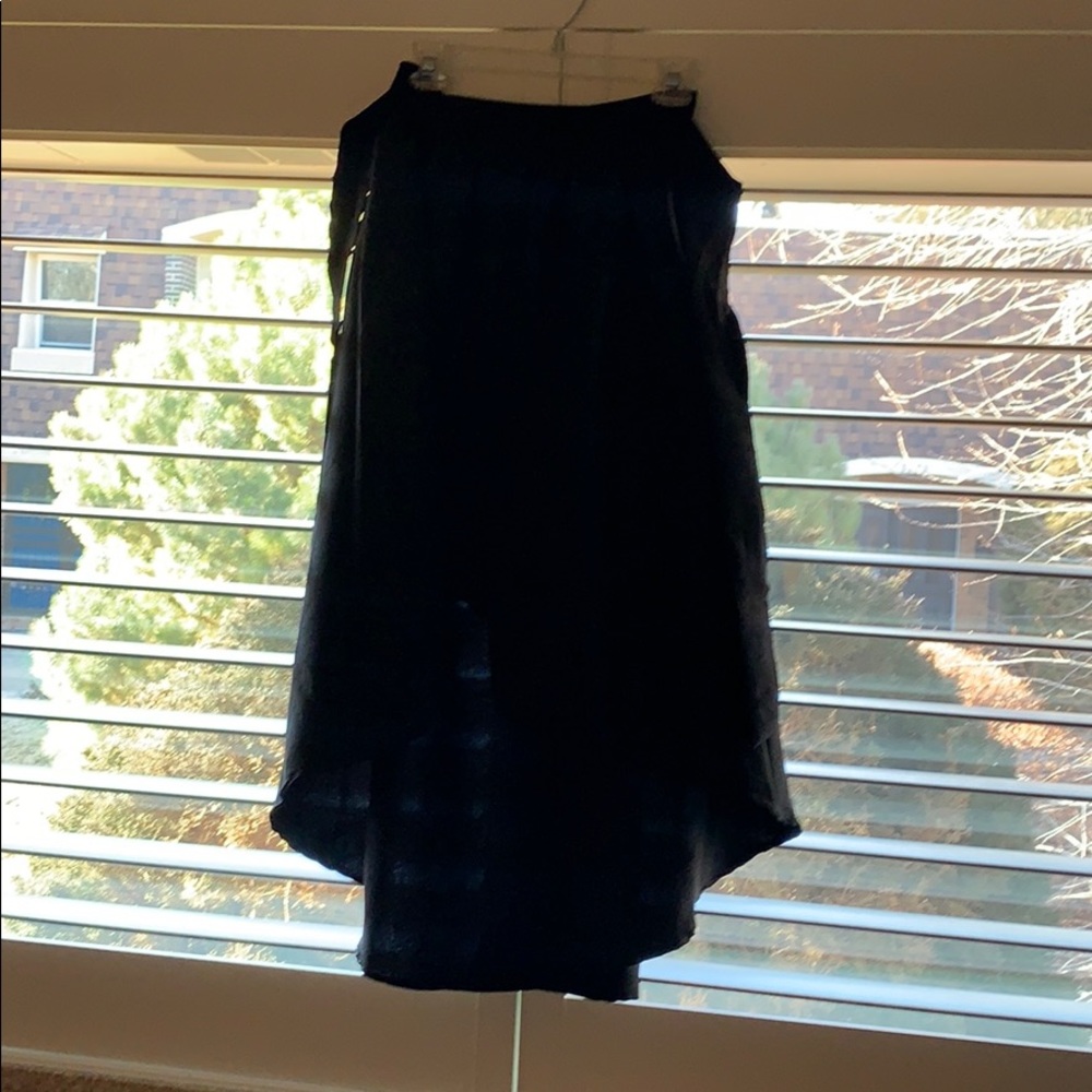 High low skirt with tie